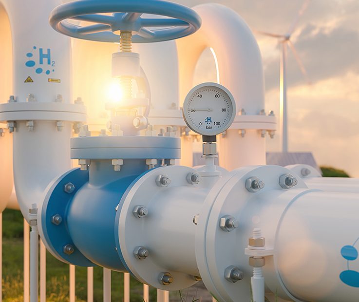 Immagine illustrativa delle applicazioni degli scambiatori PCHE per il rifornimento idrogeno, compressori multistadio e come pre-heater turbine nel comparto oil & gas.